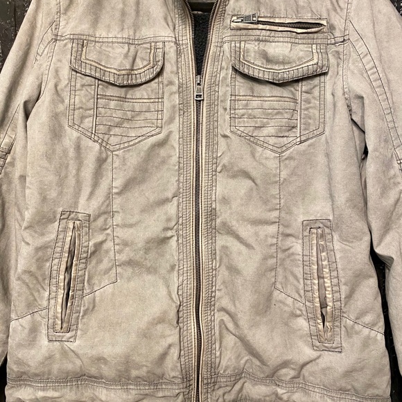 ✨FINAL PRICE🤑: Buckle Outerwear Embroidered Washed Jacket - Picture 9 of 16